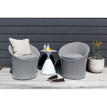 Venture Design Spoga loungesæt, grå/hvid