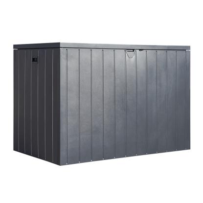 ShelterLogic hyndeboks, stål, antracitgrå,  93 x 79 x 138 cm - 870 liter