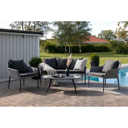 Venture Design Spoga sofasæt, sort/grå