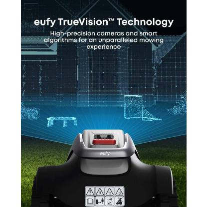 eufy E15 robotplæneklipper uden kanttråd - 800 m²