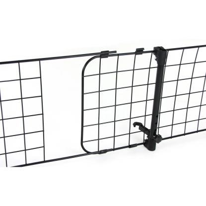 Hundegitter til bil, universalt og justerbart, sort, 91-145 x 30 cm