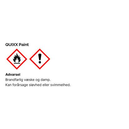 QUIXX stenslag reparationssæt - rød