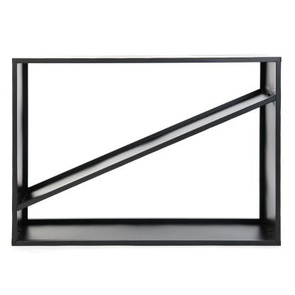 Westmann Hugo brændereol, pulverlakeret stål, sort, 80 x 115 x 35 cm