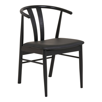 Artenara spisebordsstol, eg, sort