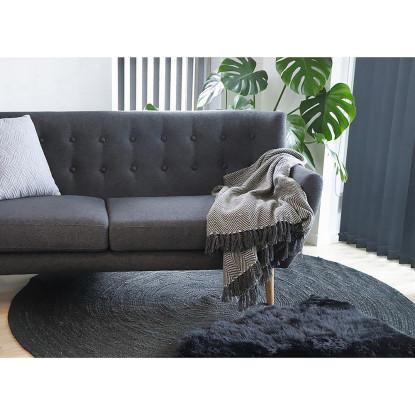 Lammeskind i sort 50x85 cm