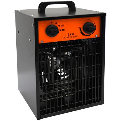 Home It industrivarmeblæser med 3 trin, 400 volt, 5000W