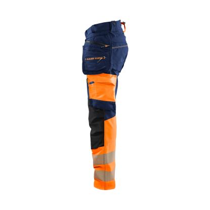 Blåkläder 1125 high vis buks 4-vejs stretch, marineblå/hi-vis orange