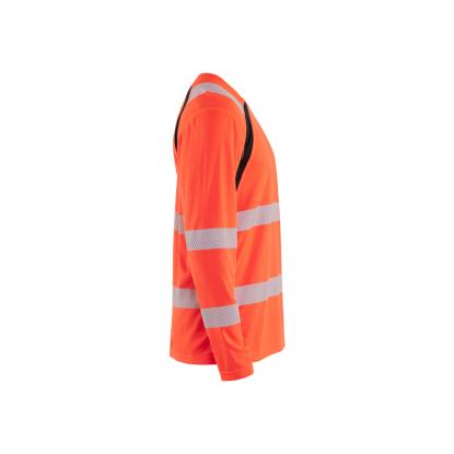 Blåkläder 3599 high vis t-shirt lang ærme, hi-vis rød/sort