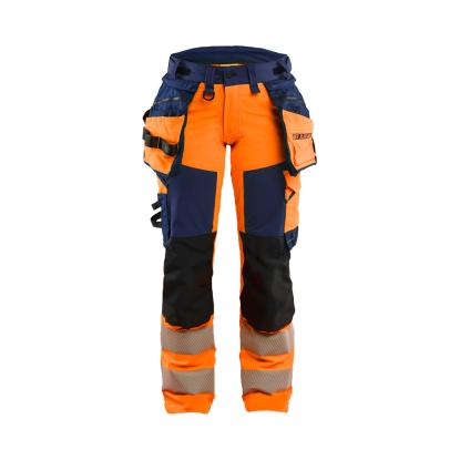 Blåkläder 7022 dame high vis buks 4-vejs stretch, hi-vis orange/marineblå