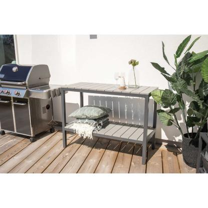 Venture Design Parma sidebord, sort/grå, 90 x 55 x 125 cm