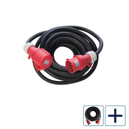 Wexim CEE-forlængerkabel, 5G6 mm²