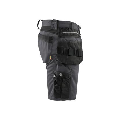 Blåkläder 1598 håndværker shorts med stretch, mellemgrå/sort
