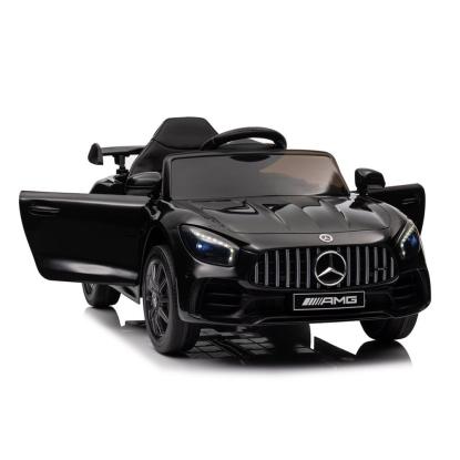 Mercedes AMG GTR elbil, 2 x 12V, sort