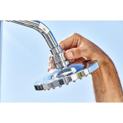 Summer Fun Silver Deluxe solbruser med vandtank - 40 liter