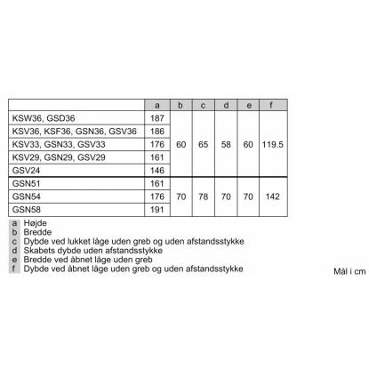 Siemens GS58NAWDV fritstående fryseskab, 366 liter