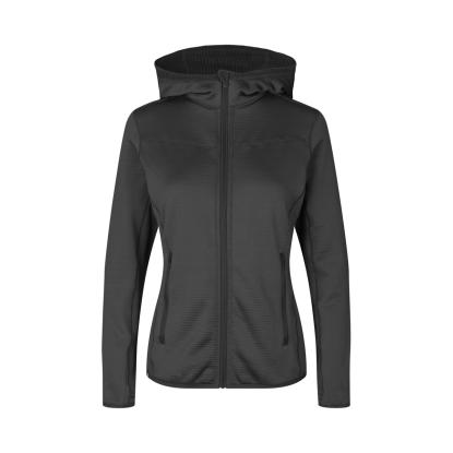 ID 0841 cardigan med stretch, komfort, dame, koks grå