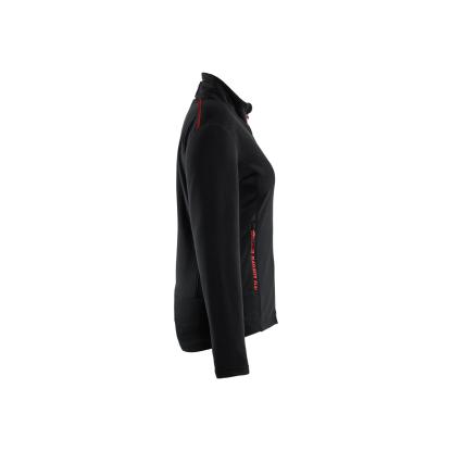 Blåkläder 4766 dame microfleece jakke, sort/rød