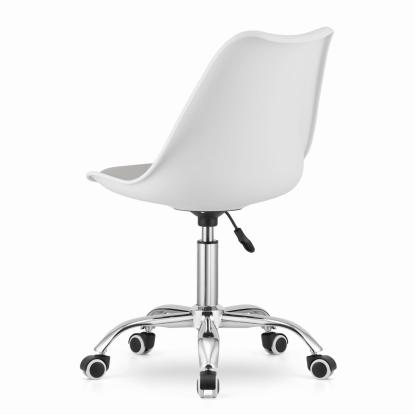 Alba kontorstol, ergonomisk, hvid/grå
