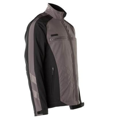 MASCOT UNIQUE Dresden softshell jakke, antracit/sort