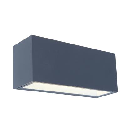LUTEC GEMINI udendørs LED væglampe, up/down, H10,3 cm, IP54, 4000K, mørk grå