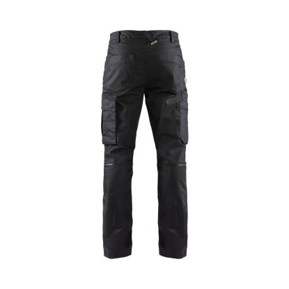Blåkläder 1439 service buks denim stretch, sort/sort