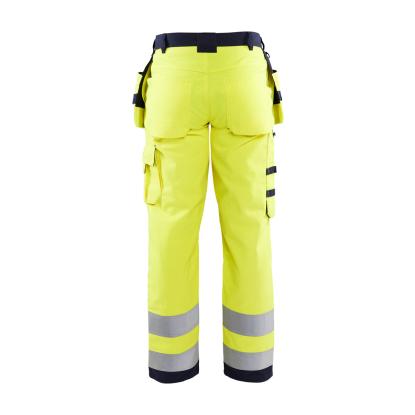 Blåkläder 1579 multinorm håndværker buks, hi-vis gul/marineblå