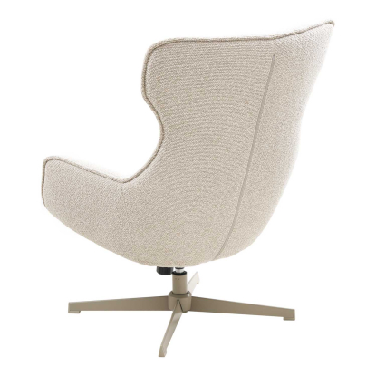 Turin loungestol med drejefunktion, beige