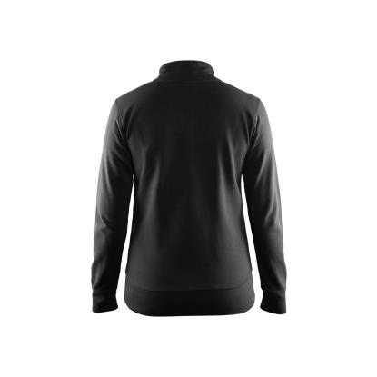 Blåkläder 3372 dame sweatshirt full zip, sort