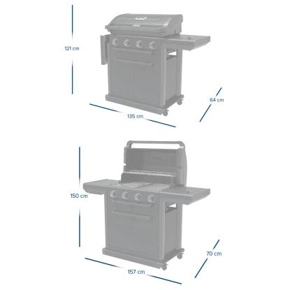 Campingaz 4 Series Onyx S gasgrill