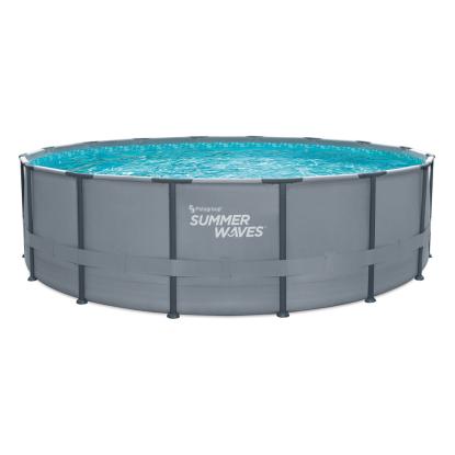 Summer Waves Elite Frame pool med filterpumpe og stige, Ø488 x 122 cm