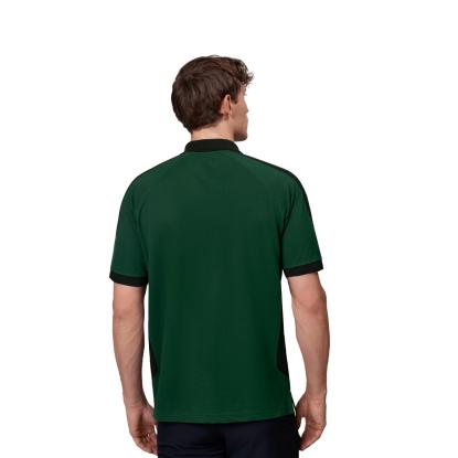 ID PRO Wear 0322 poloshirt med kontrast, flaskegrøn