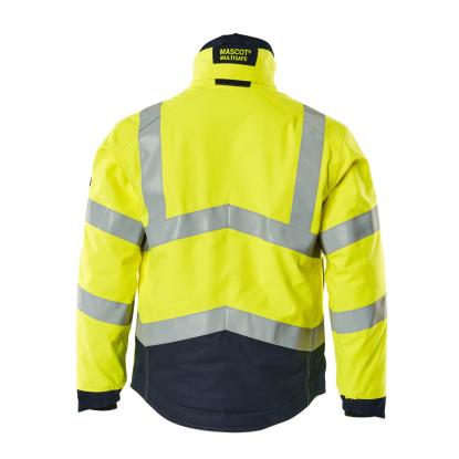 MASCOT MULTISAFE vinterjakke, hi-vis gul/mørk marine