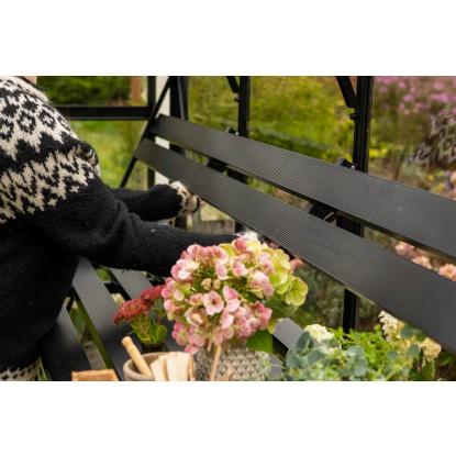 Halls integreret foldbar lamelhylde til Icon Gardenhouse 8, 13,0 m²