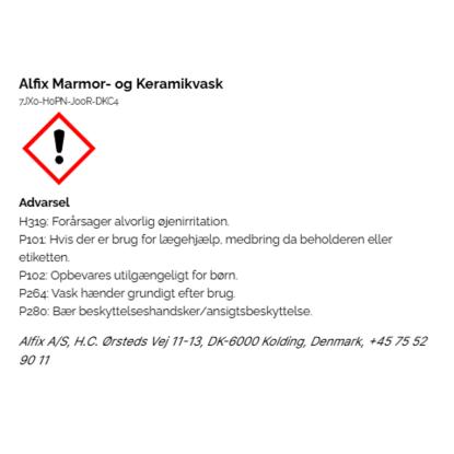 Alfix marmor- og keramikvask - 1 liter