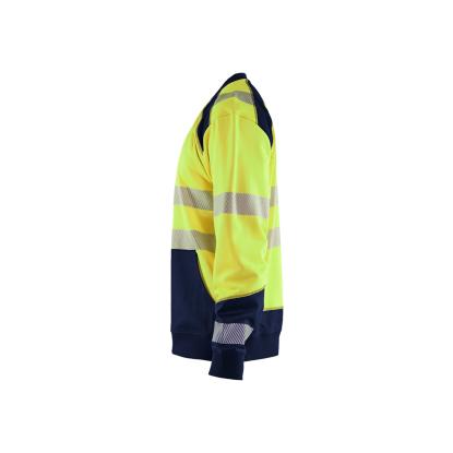 Blåkläder 3541 high vis sweatshirt, hi-vis gul/marineblå