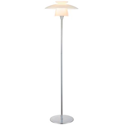 Halo Design Scandinavia gulvlampe, Ø40 cm, E27, opal/krom