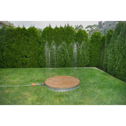 Summer Fun "Shower UP" udendørs havebruser med rund bundplade, Ø74 cm