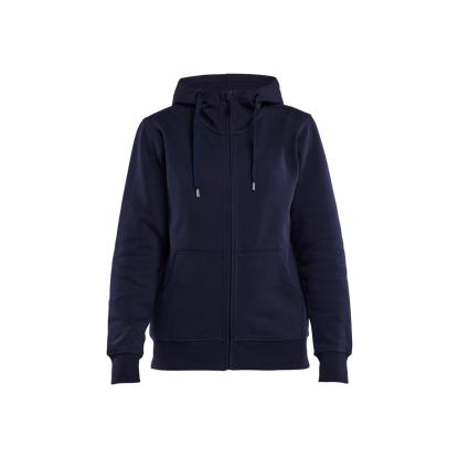 Blåkläder 3395 dame hættetrøje full zip, marineblå