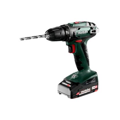 Metabo BS 18 bore-/skruemaskine, 18V, med 2 x 2 Ah batteri og lader