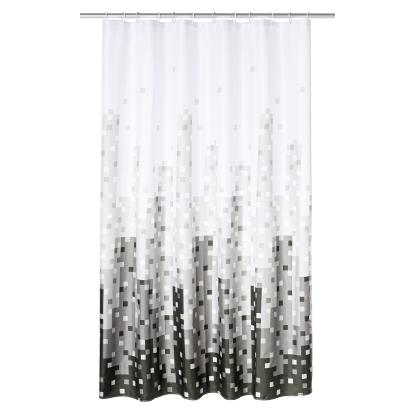 Ridder eco tekstil bruseforhæng, skyline hvid, 180 x 200 cm