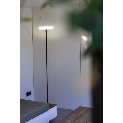 LUTEC POPS med solceller LED transportabel gulvlampe, H174,5 cm, IP54, sort