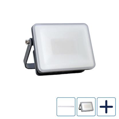 E-Line Crystal Floodlight, IP65, grå