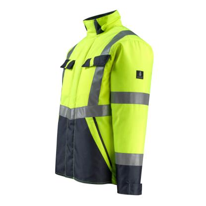 MASCOT SAFE LIGHT Penrith vinterjakke, hi-vis gul/mørk marine