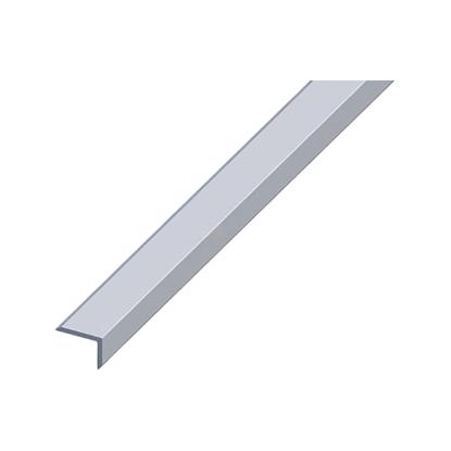 Alfer kantbeskyttelse, 19 x 8 mm, alueloxeret, uden huller og klæb - 1 meter