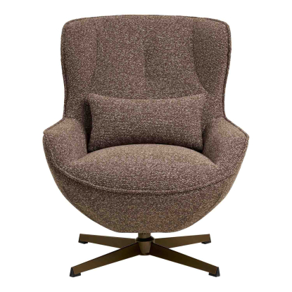 Blenheim loungestol med drejefod, brun