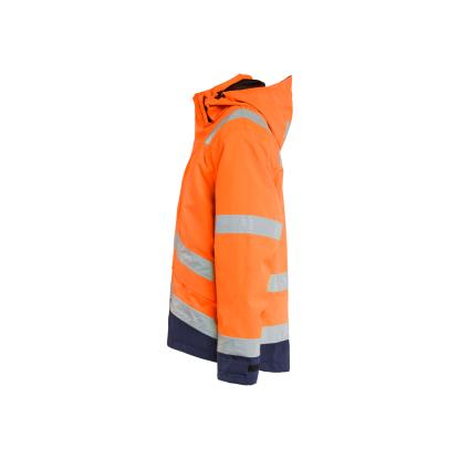 Blåkläder 4837 high vis skaljakke, hi-vis orange/marineblå