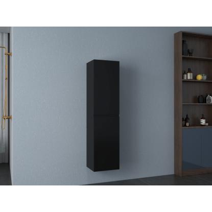 Nortiq Brazil højskab, mat sort, 1600 x 400 x 350 mm