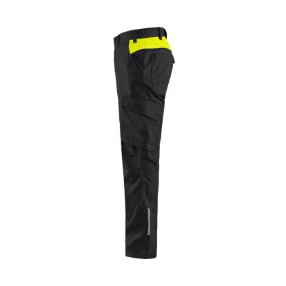 Blåkläder 1444 industri buks stretch, sort/hi-vis gul
