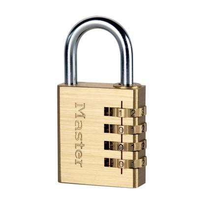 Master Lock kodelås, 4-cifret, 40 mm aluminium/messing