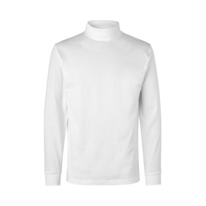 ID T-TIME® 0546 T-shirt med rullekrave, hvid